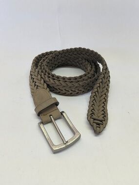 GENUINE LEATHER Braided Woven Men’s Belt XXL